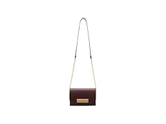 AllSaints Etta Clutch. Dark Red