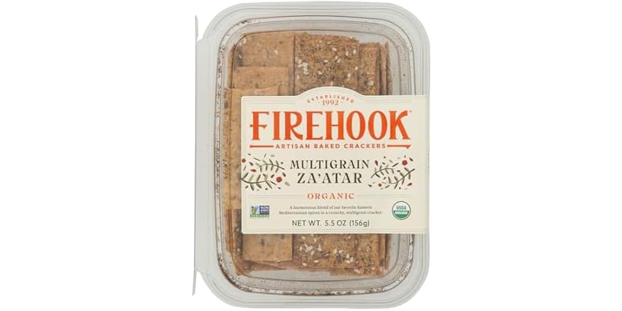 Firehook Flatbread FIREHOOK BAKED CRACKERS Organic