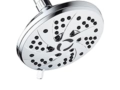 Hydroluxe 3307 6-Setting 6 Inch Premium Rain Shower Head