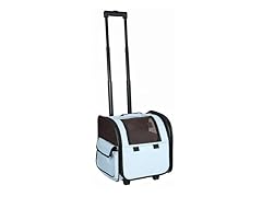 Wheeled Airline Approved Travel Pet Carrier Blue