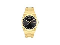 Movado Men's Quest Swiss Quartz Ionic Gold Watch