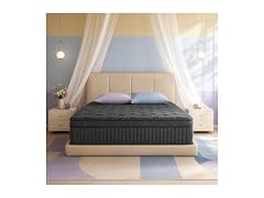 Mutesleep 12 Inch Queen Hybrid Mattress, Medium Firm