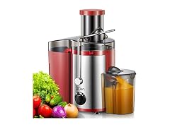 Qcen 500W Centrifugal Juicer Red