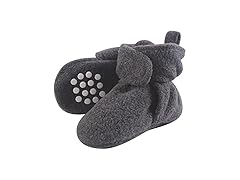 Luvable Friends Booties Grey (12-18M)