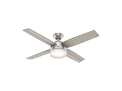 Hunter Fan 52 inch Contemporary Indoor Brushed Nickel