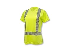 Hi-Vis Green Women's XL Safety Shirt