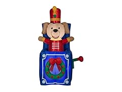 5FT Animated Dog Toy Soldier in A Box Inflatable