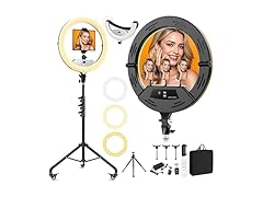 Auriani 22" Foldable Ring Light with Stand
