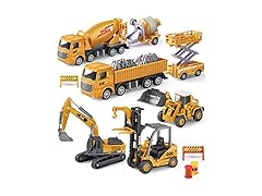 Geyiie Die-Cast Construction Trucks