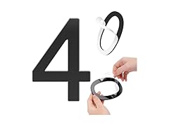 Number 4 GLDonee 8.5 Inch House Numbers