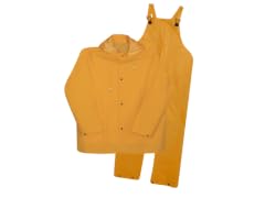 Boss 3PR0300YG LINED PVC RAIN SUIT .35MM 3pc
