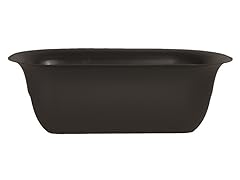 24" Modica Rail Planter Black