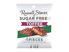 Russell Stover SF Toffee Choc Squares 10pk