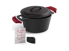 Cuisinel Cast Iron Dutch Oven - 3-Quart