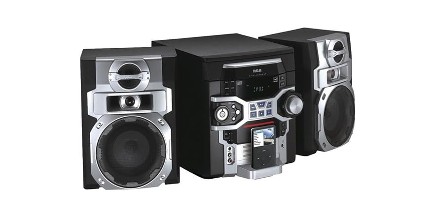 RCA 5-CD Mini Stereo System w/ iPod Dock