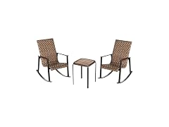 Four Seasons Courtyard Bayside 3 Piece Wicker Patio Furniture