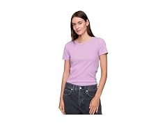 GAP Women Short Sleeve Ribbed Tee