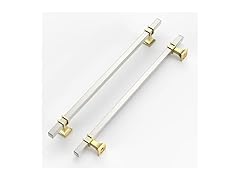 Cabinet Pulls Brushed Nickel and Gold