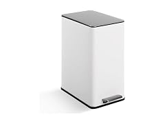 4 Gallon Slim Step Trash Can with Soft-Close Lid