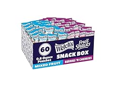 60PK Welch's Fruit Snacks, Mixed Fruit & Berries