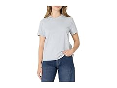 Women's Relaxed-Fit Cotton Crewneck T-Shirt