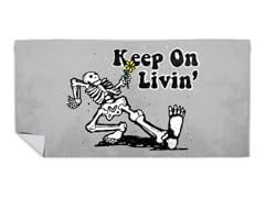Keep On Livin' Beach Towel