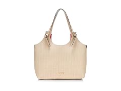 Halston Brooke Calf Magnetic Snap Tote
