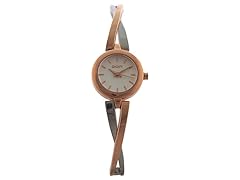 DKNY Crosswalk Stainless Steel Half-Bangle Bracelet Watch