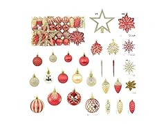 Taberoater 106PCS Christmas Ornaments