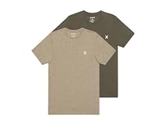 Hurley Men's SS Crew Neck Basic Tee 2-Pack