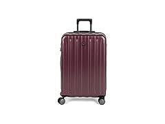 DELSEY PARIS Titanium Hardside Spinner, Checked Medium, 25-in.