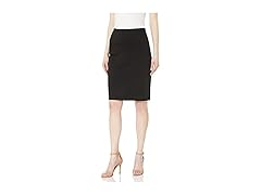 Star Vixen Black Slit Pencil Skirt (S)