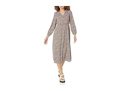 Amazon Essentials Women Long Sleeve Wrap Dress