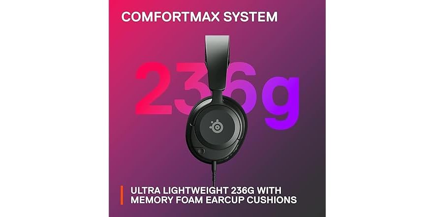 SteelSeries 61606 Arctis Nova 1 Gaming Headphones