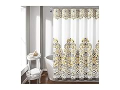 Lush Decor Clara Shower Curtain-Fabric Colorful Boho