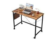 Rolling Computer Desk with Wheels