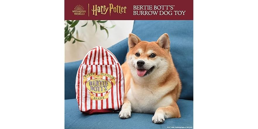 Harry Potter Dog Toy – Bertie Botts Burrow Plush for Pets - Image 2