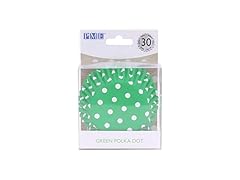 PME Green Polka Dot Paper Baking Moulds