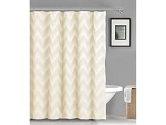 Maia Ikat Linen/Poly Shower Curtain