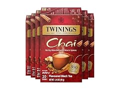 Twinings Chai Spiced Black Tea 6 Boxes 120 Bags