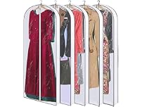 60" Clear Hanging Garment Bags 5-Pack 16 hours left to buy