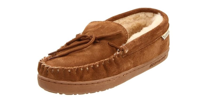 mens bearpaw moccasin slippers
