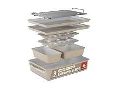 Bakken 8-Piece Stackable Bakeware Set 
