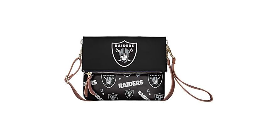 LAS VEGAS RAIDERS Foldover Tote Bag