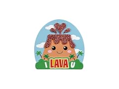 Fun Express 3 3/4 x 3 3/4 I Lava You Volcano Kit