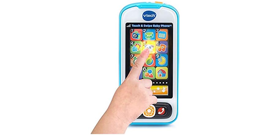 VTech Touch and Swipe Baby Phone Blue