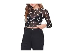Forever 21  (M) Sheer Mesh Top