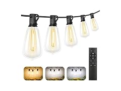 Brightever Dimmable Outdoor String Lights