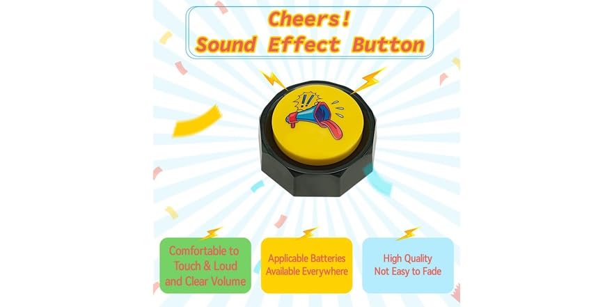 Air Horn Sound Effect Button 2 Pack