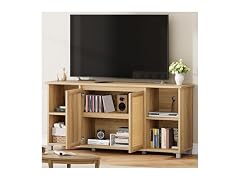 GarveeHome 70" TV Stand, Rattan, Natural